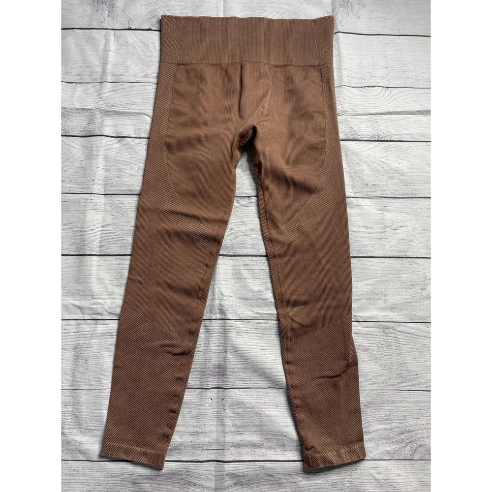 Joy Lab Brown Ribbed Seamless Leggings